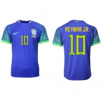 Dres Brazil Neymar Jr #10 Gostujuci SP 2022 Kratak Rukav